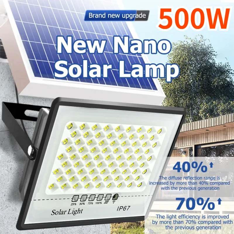 Waterproof Junction Box Solar - 500w luzes solares ao ar livre