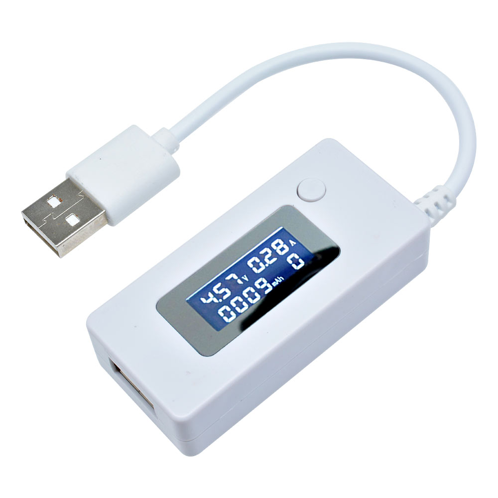 Battery Monitor Coulometer - Lcd micro usb carregador capacidade da