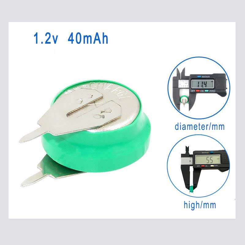 Renewable Energy Technology - Novo 1.2v 40mah ni-mh bateria recarregável