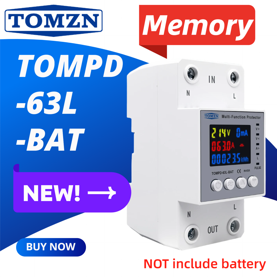 Battery Monitor Coulometer - Protetor de Tensão TOMZN 63A com