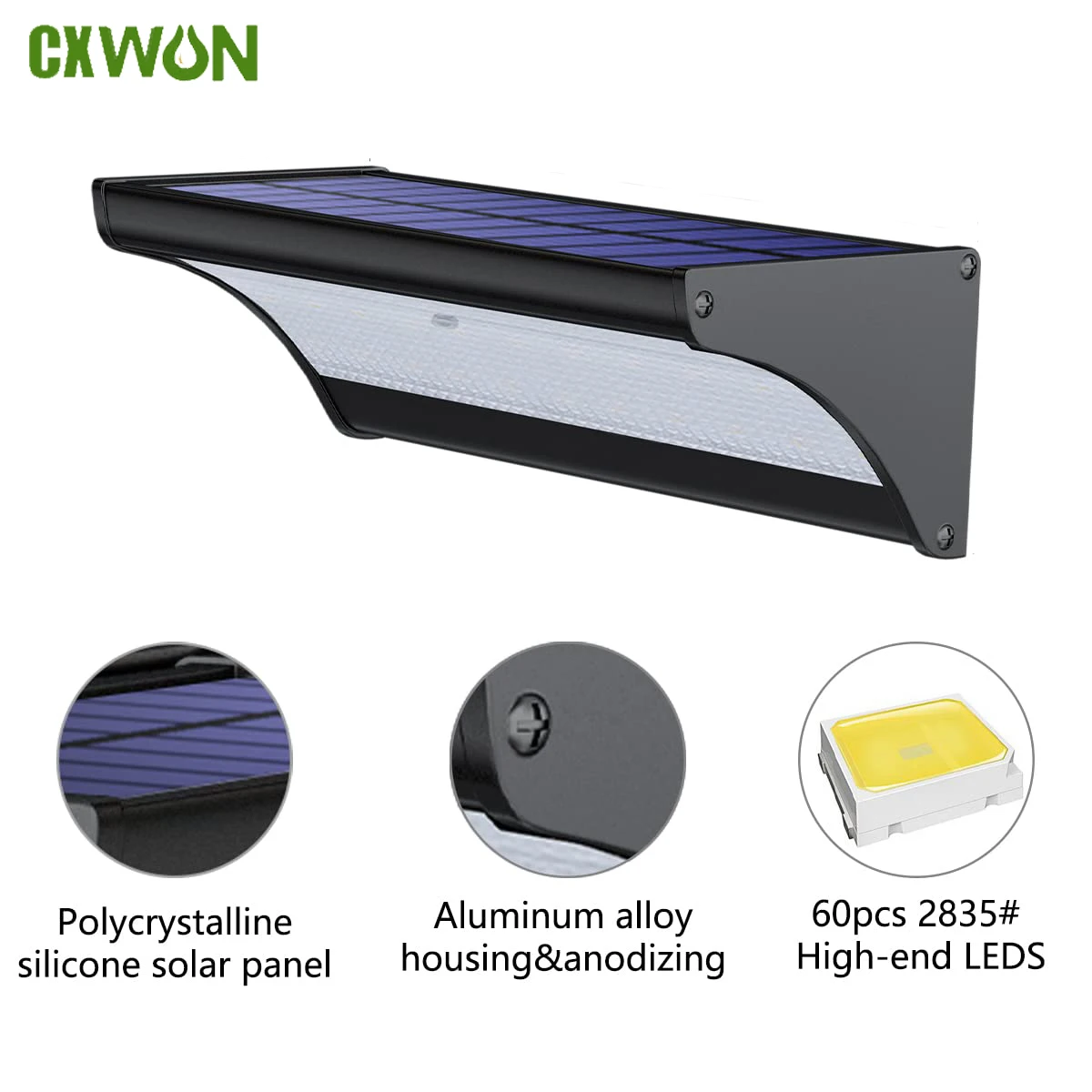 60/48led luz de parede solar a - Waterproof Junction Box Solar avaliação e preço