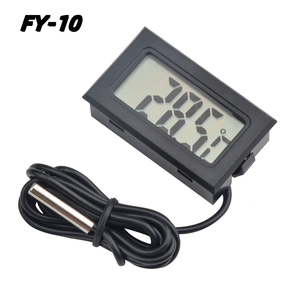 Mini termômetro digital lcd FY - Battery Monitor Coulometer avaliação e preço