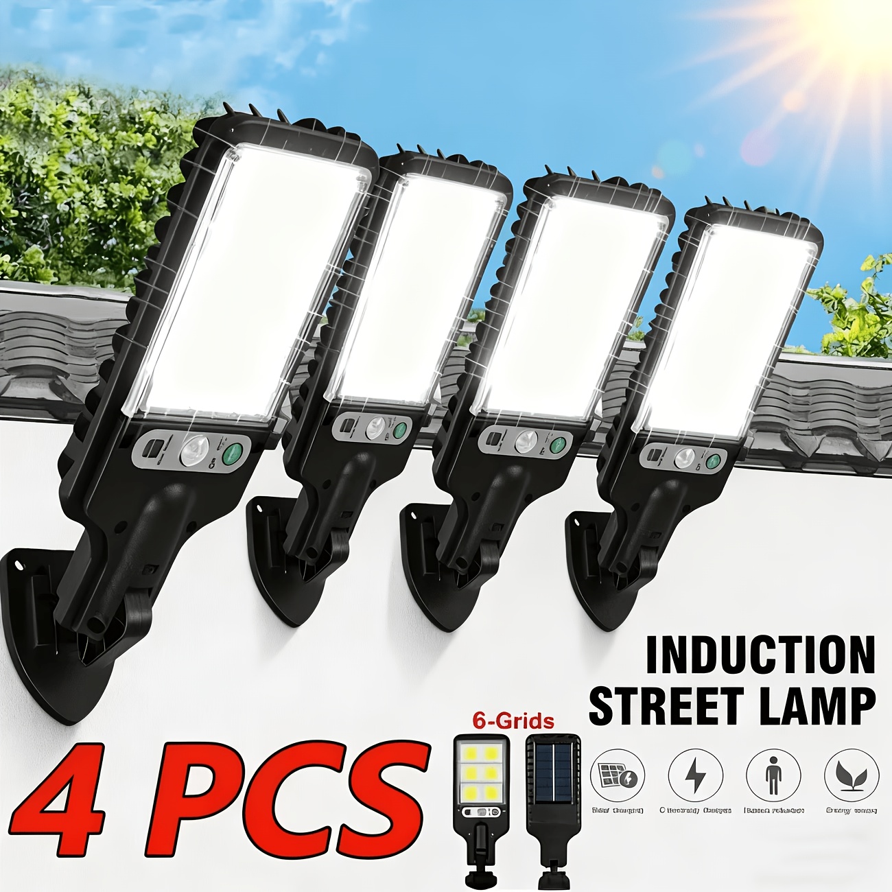 Luz de Rua Solar Externa com 3 - Waterproof Junction Box Solar avaliação e preço