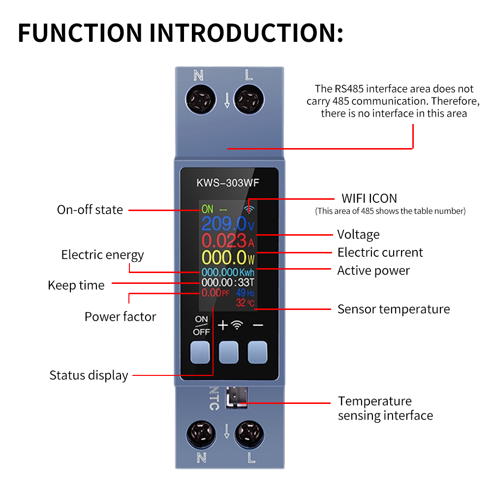 Medidor de Energia WiFi Tuya K - Energy Meter Bidirectional avaliação e preço