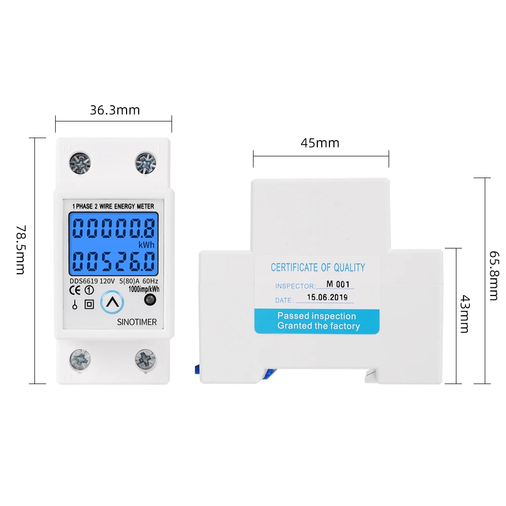 Medidor de Energia Digital Mon - Energy Meter Bidirectional avaliação e preço