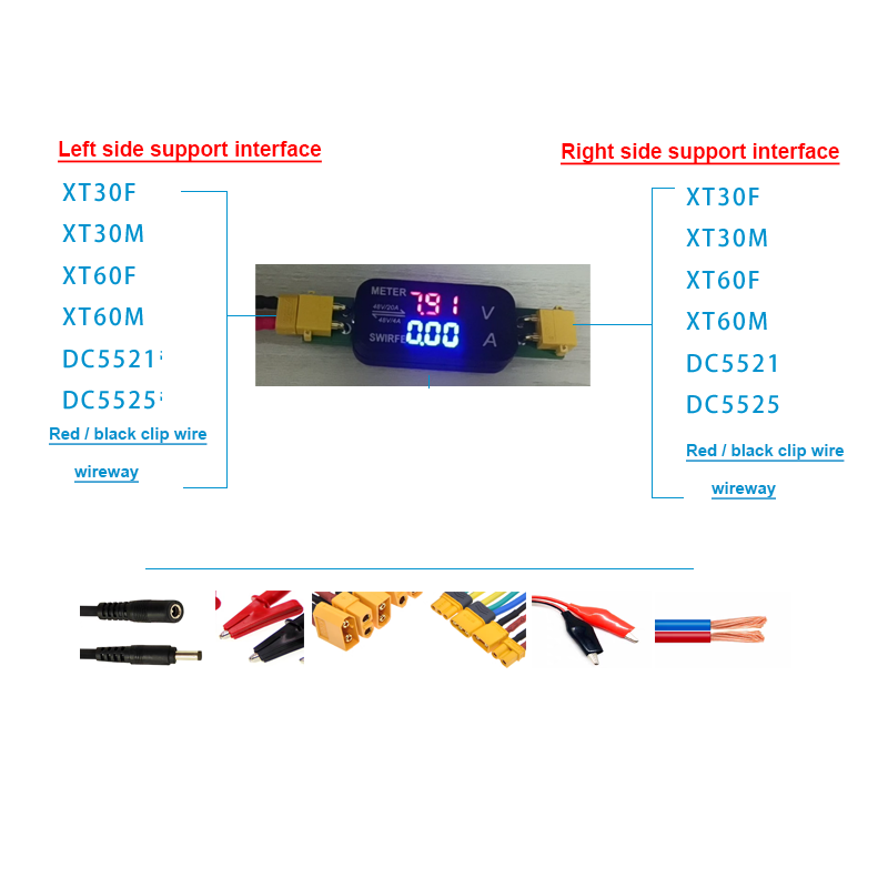 Voltímetro bidirecional xt30 d - Battery Monitor Coulometer avaliação e preço
